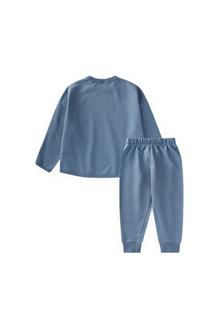 Cigit Sweatshirt Takım 2-7 Yaş İndigo Mavi