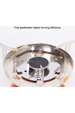 Ulzyvf Ve Taşınabilir Soba Skycıty Rüzgar Renkli Pişirme Metal Kamp Hava Geçirmez Entegre Çok Barbekü Aksesuarlı Dış Mekan Soba - Pp Çok Renkli Çok Renkli