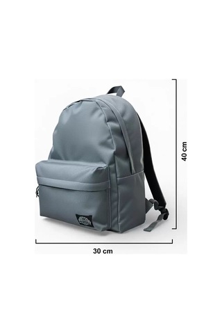 Elegance Gri Unisex Günlük Okul Seyahat Sırt Çantası Gri