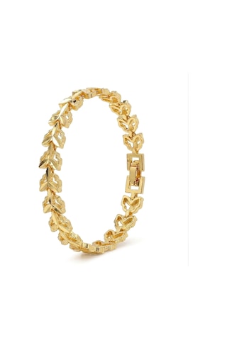 Moncuk Design Laurel 24k Gold Kaplama 8 Mm Kadın Bileklik 3351kbv5d5 Sarı