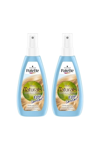 Palette Kalıcı Doğal Renkler Renk Açıcı Sprey 2'li + Gliss Tarak