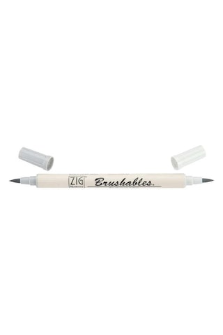Zig Brushables 2 Renk Tonu Fırça Uçlu Marker Kalem 091  Platinium