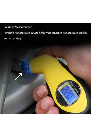 Padalink "yüksek Hassasiyetli Dijital Araç Lastik Basınç Ölçer - Şarjlı Ve Taşınabilir"