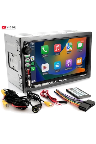 7'' Double Din Teyp 4x60w Dual Şarjlı Usb Fm Sd Kameralı Poke 7'' Double Din Teyp 4x60w Dual Şarjlı Usb Fm Sd Kameralı Poke