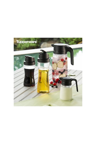 Royal Sosluk 350 Ml Siyah Sos Kabı Sızdırmaz Şeffaf