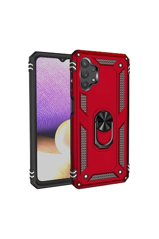 Zore Galaxy Uyumlu A13 4g Kılıf Msra Vega Kapak - Kırmızı Kırmızı