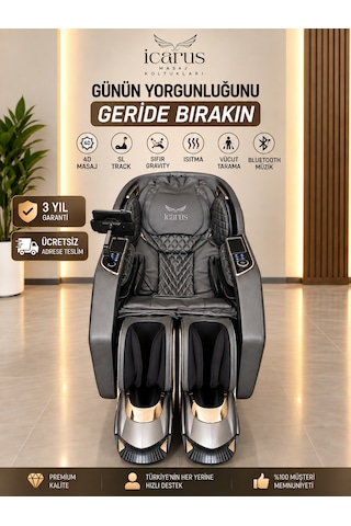 Robo-888 Pro Masaj Koltuğu Kahverengi
