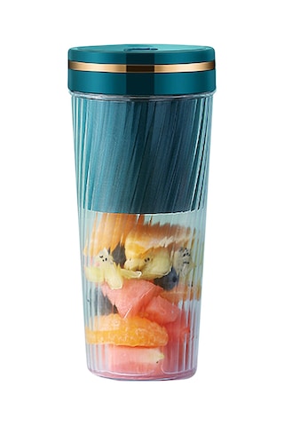 Suofeng Usb Şarjlı 350ml Taşınabilir Meyve Blenderı - Hızlı Karıştırma, Otomatik Temizleme, 1500mah Pil, Ev/ofis/seyahat İçin Gümüş