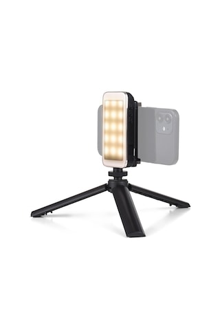 Mini Taşınabilir Fotoğrafçılık Lambası Kısılabilir Led Işık Siyah Siyah