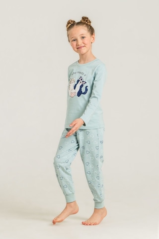 Rolypoly Anne Kız Who Needs A Hug Yeşil Uzun Kol Pijama Takım Rp3902-a-v2 Rp3902-a-v2