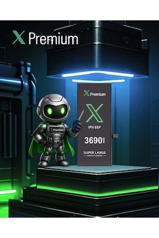 Xpremium Apple Uyumlu iPhone 6s Plus Batarya Pil Süper Yüksek Kapasiteli Güçlendirilmiş 3690 Mah