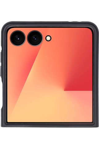 Bloomcase Flex Saddle Brown Hakiki Deri Samsung Galaxy Uyumlu Z Flip 7 Kılıf 6.9"-4.1" Kahverengi