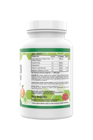 Golden Arizona Collagen Chondroitin 180 Tablet Hyaluronic Acid Magnezyum Vitamin C