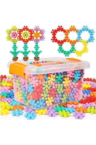 Kar Tanesi Molekül Yapı Taşları 5 Renk 120 Parça