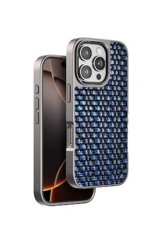 Venco - 218 - İphone 16 Pro Brand Kapak - Glblseme - - Lacivert