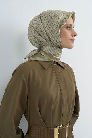 Armine Saf İpek Sura Eşarp-2026 İlkbahar-yaz- 950200d Yeşil