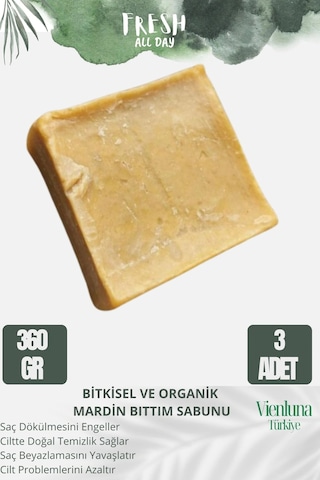 Vienluna El Yapımı Mardin Bıttım Sabunu 3 x 120 G