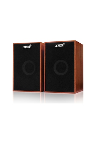 Springsun Sada V-160 Usb Kablolu Ahşap Kombinasyon Hoparlörler Bilgisayar Hoparlörleri Bas Stereo Müzik Çalar Masaüstü Dizüstü