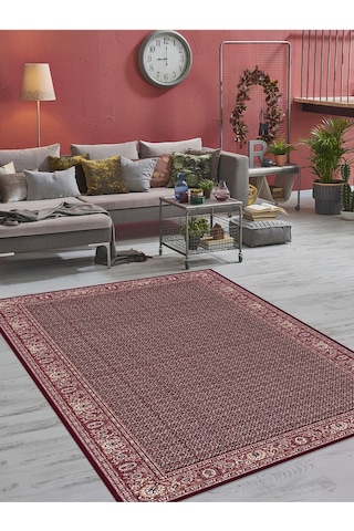 Dijital Baskılı Yıkanabilir Kaymaz Taban Salon Ve Oturma Odası Halısı 6147h 001