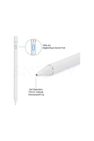 Samsung Tab A8 T290 8.7 İnç Uyumlu Dokunmatik Tablet Kalemi Çizim Ve Tasarım Staylus Pencil