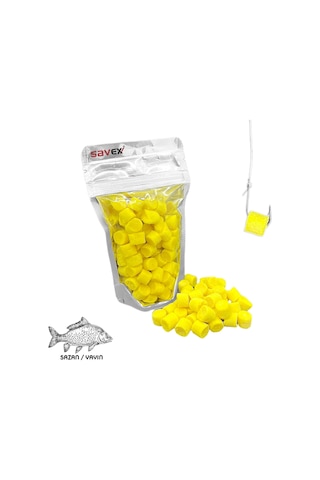 12 Saat Dayanıklı Süper Kesme Sazan / Yayın Hamuru - İğne Yemi - Sarı-mısır 80 Gr