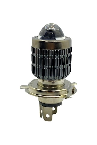 12v H4 Led Ampul 43t Hs1 Mercekli Beyaz-sarı Motosiklet