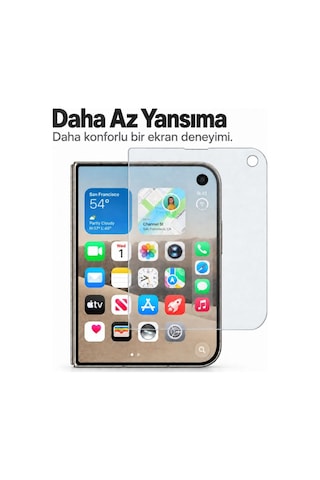 Apple İphone Duo İle Uyumlu Dış Mat Ekran Koruyucu 5.4 İnç A3720