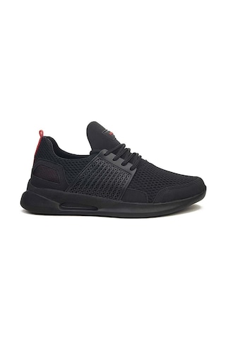 Nesilshoes Nesil Shoes G-class 330 Siyah Kırmızı Triko Erkek Spor