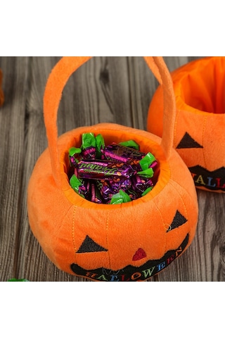 Soulader Cadılar Bayramı Parti Çantası Korku Temalı El Çantası Aksesuar Turuncu