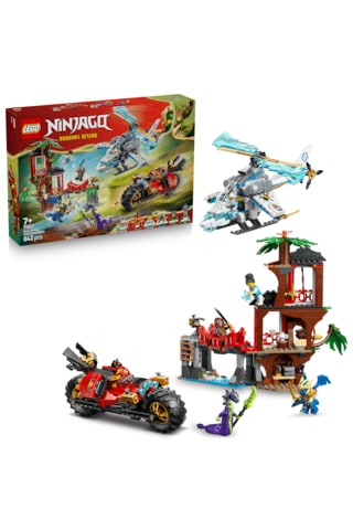 LEGO® NINJAGO® Ninja Aracı Ağaç Ev Savaşı 71857 - 7 Yaş ve Üzeri Çocuklar için 6 Minifigür İçeren Oyuncak Yapım Seti (642 Parça)