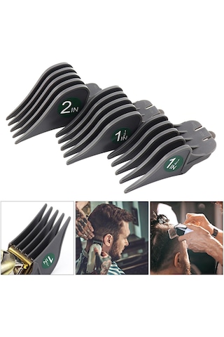 Homyl 3 Adet Saç Kesme Sınırı Taraklar 32mm 38mm 51mm Koruma Eki