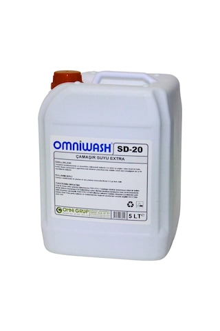 Omniwash Sd-20 Çamaşır Suyu Extra 5000ml 4 Adet 4'lü Set
