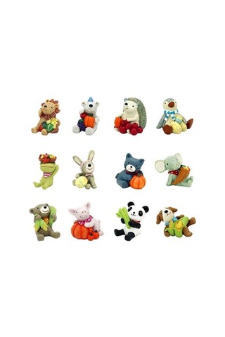 Lijinxu Magideal Reçine Zanaat Küçük Hayvan Figürleri Saksı Bir-fil