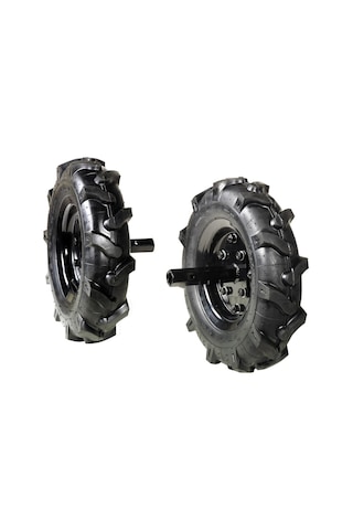 Dubleks 400X8 Komple Tekerlek Ve Aks 1 Takım Flash 250/300 İçin