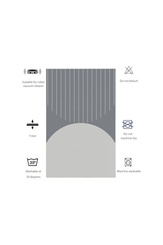 Dijital Kaymaz Yıkanabilir Banyo Mutfak Salon Paspas Halısı Trend Modern Al4004 Mavi