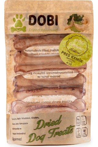 %100 Doğal Organik Köpek Ödül Maması Pres Kemik Natural 4 Lü Katkısız, Gluten Ve Koruyucu İçermez
