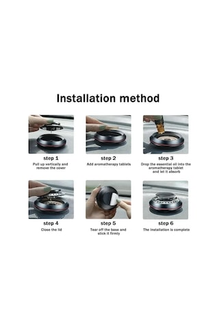 Fosenze Güneş Enerjili Araç İçi Koku Difüzörü - Okyanus Kokulu, Beyaz, Hızlı Hava Temizleme Ve Doğal Bitki Esansı İçerir.