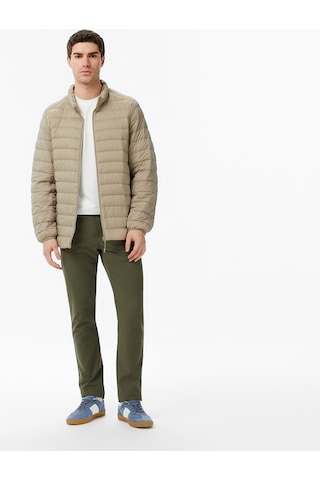 Nautica Erkek Bej Regular Fit Dik Yaka Su İtici Kaz Tüyü Montkapitonej57041t