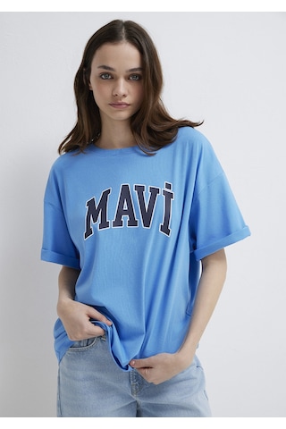 Mavi - Mavi Logo Baskılı Mavi Tişört 1600843-91478 Mavi Mavi - Mavi Logo Baskılı Mavi Tişört 1600843-91478 Mavi
