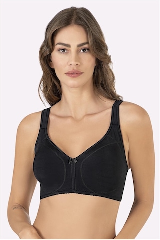 Nbb Kadın Siyah Dubleli Mikro Toparlayıcı Sütyen