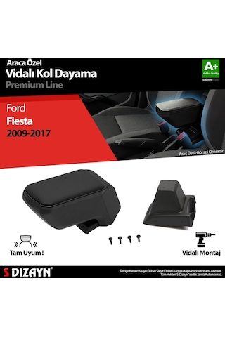 Ford Fiesta Kol Dayama Kolçak Abs Vidalı Siyah 2009-2017 A+kalite