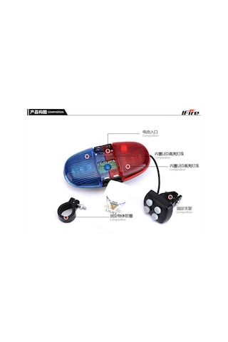 Bisiklet Polis Kornası Çok Renkli