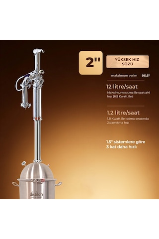 Distilon Irmak Serisi Damıtma Cihazı 26 Lt