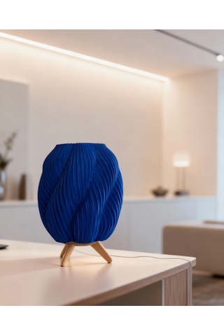 Modern Dekoratif Tasarımı Mavi Abajur Ev, Ofis, Cafe Ve Restorant Mavi