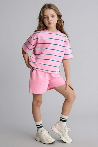 Defacto Sweatshirt Kumaşı 2li Takım Kız Çocuk H7876a826smpn82 Pembe-pn82