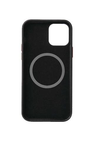 Apple Uyumlu iPhone 12 Pro Max Kılıf Zore Leathersafe Wireless Kapak Kırmızı