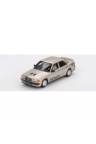 1:64 Ölçek Mercedes Benz 190e 2.3-16 No 11 Ayrton Senna Champion 1984 Diecast Metal Minyatür Model Araba 5cm