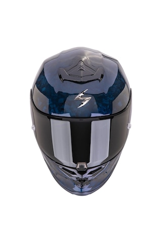 Scorpion Exo R1 Evo Onyx Carbon Air Spor Motosiklet Kaskı Mavi