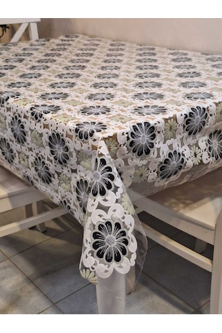 Ithal Pvc Muşamba - Desenli Silinebilir Masa Örtüsü 07iz01 Çok Renkli