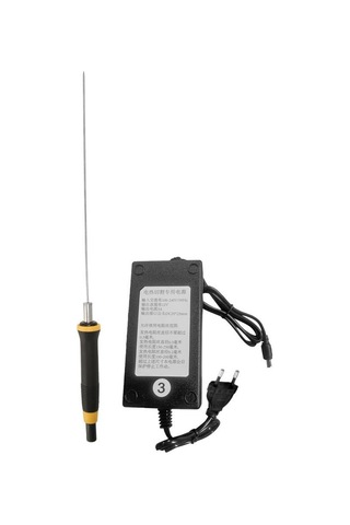 Köpük, Strafor Kesici Elektrikli Sıcak Bıçak, Tel Uzunluğu 20cm